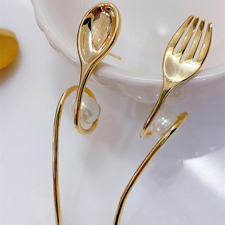 Spoon and fork deals earrings